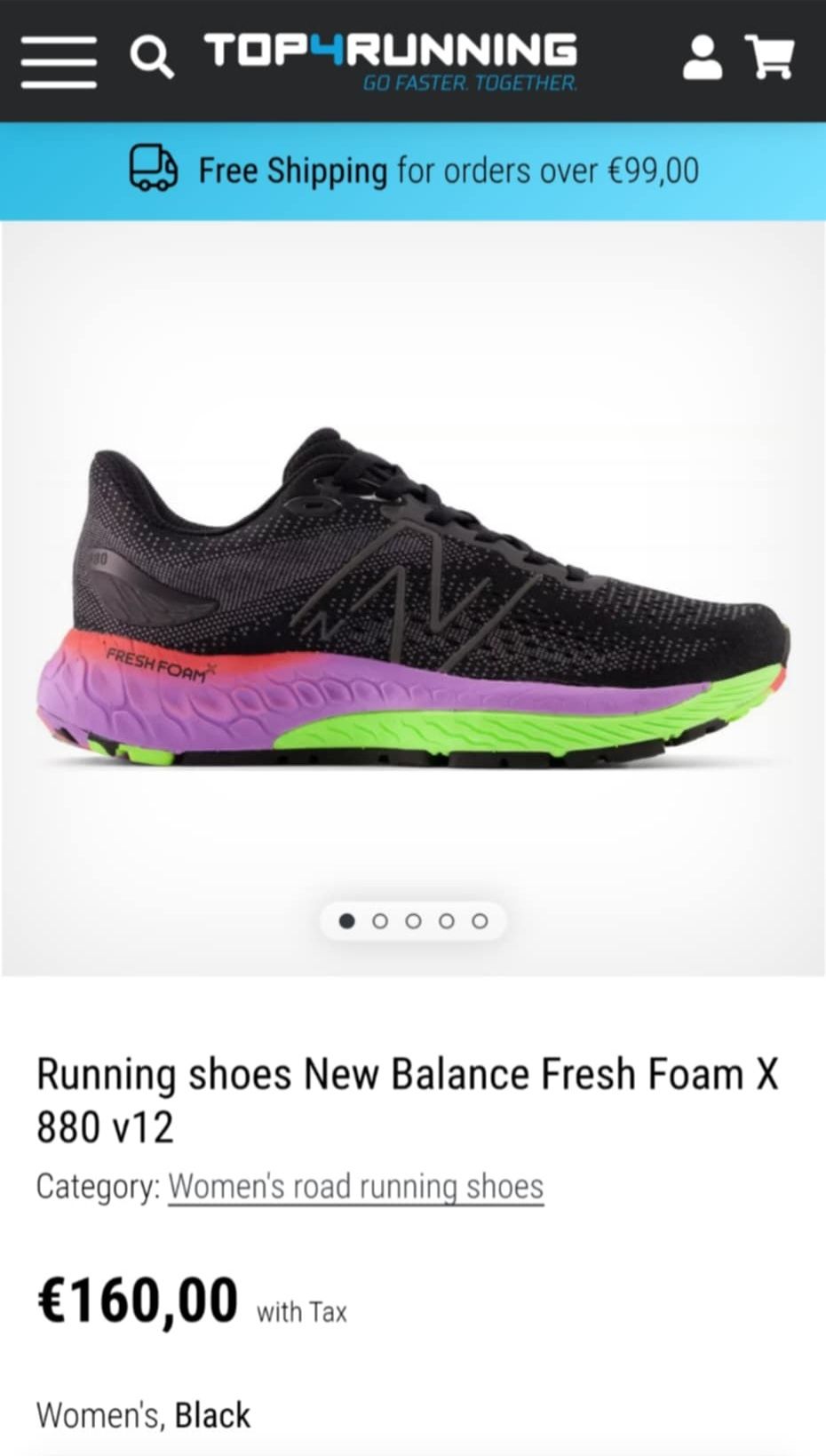 New balance fresh foam 880 v12