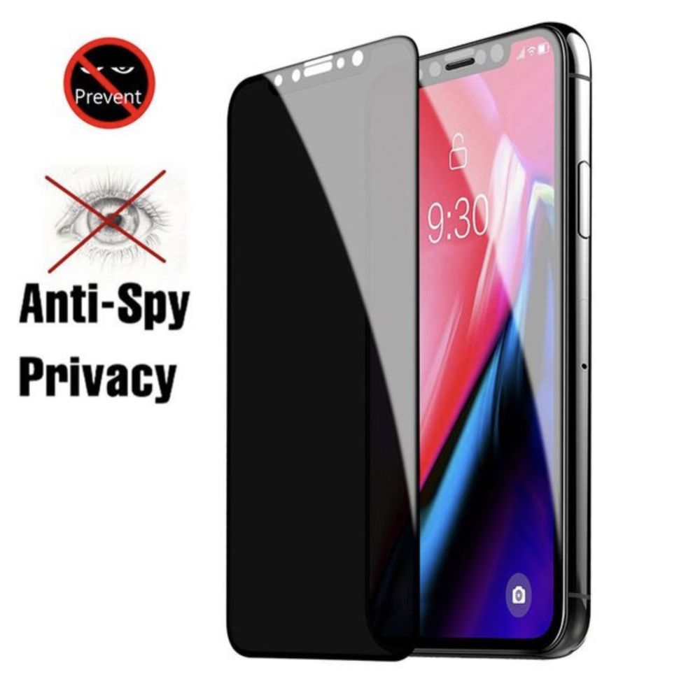 Iphone X XS XR XS MAX - Folie Sticla SHILD Privacy Curbata Full