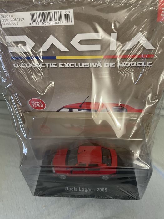 Machetă Dacia Logan (2005) scara 1/43 ( ediție de test)
