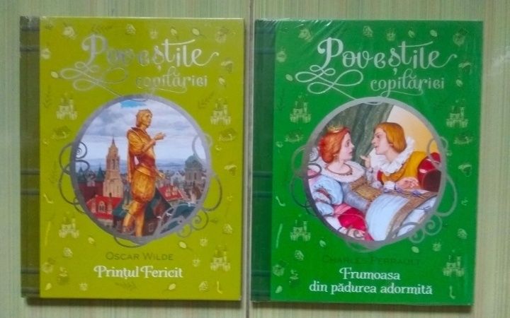 Volume cartonate din colecția 'Poveștile copilăriei'