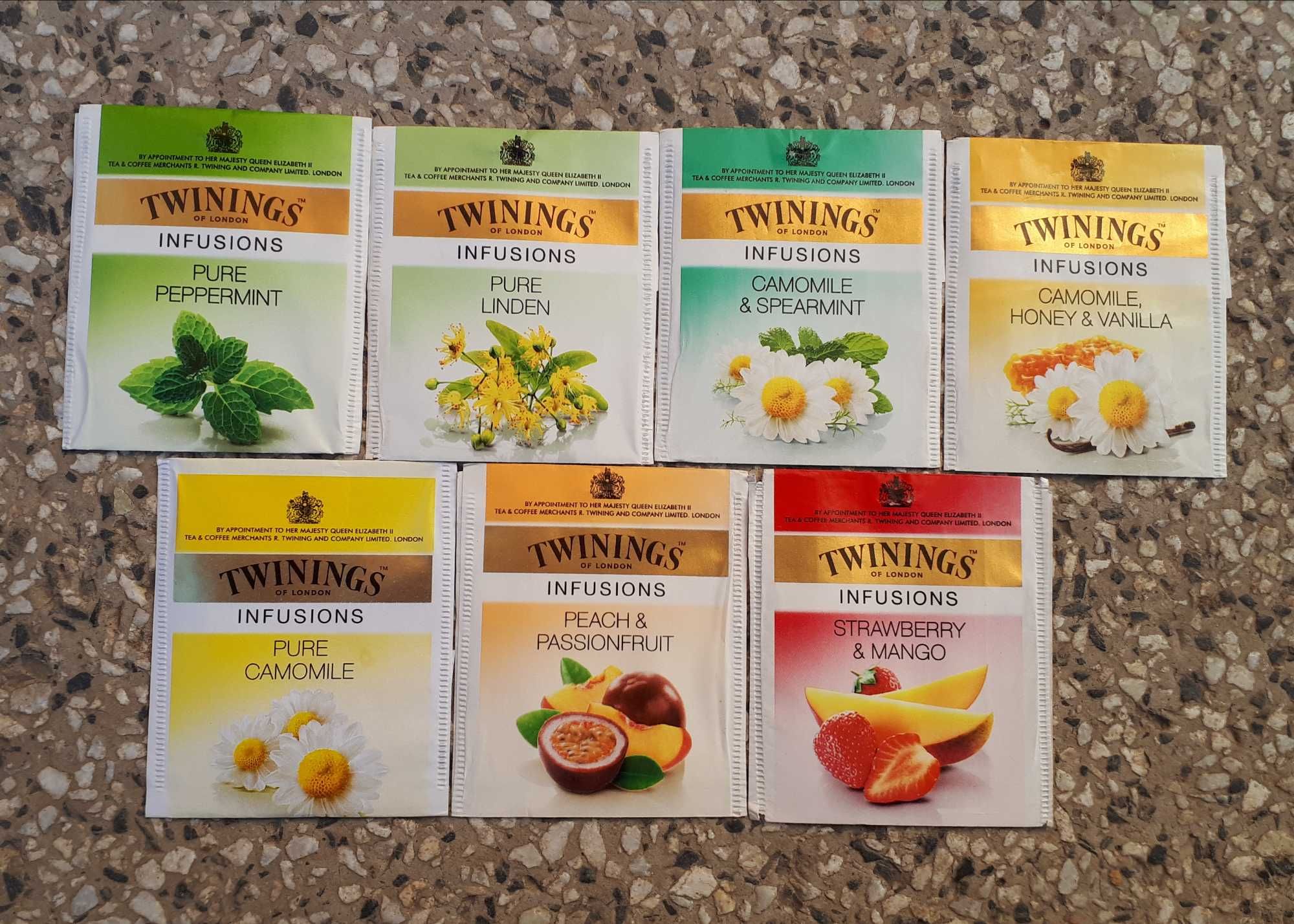 Пакетчета от чай Twinings, Pickwick и Биопрограма (за колекционери)