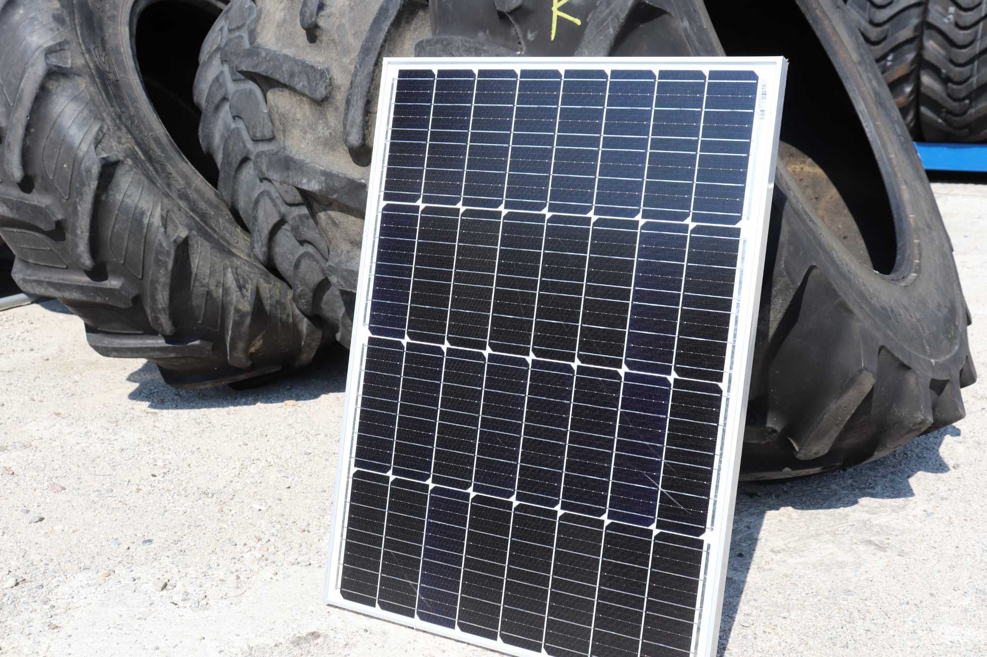 Gard electric panou solar monocristalin 75w nou cu garantie