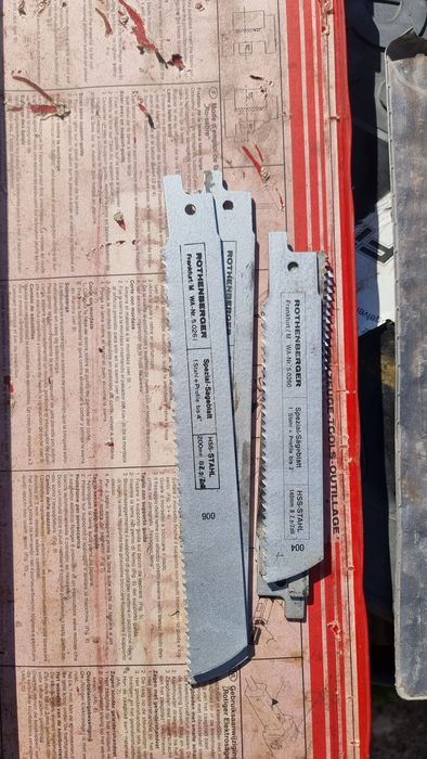 Rotiger 6 toli cu menghina de fixare și pânze pentru otel de rezerva