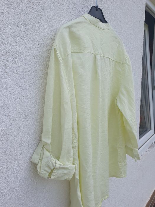 Cămașă galbena din in