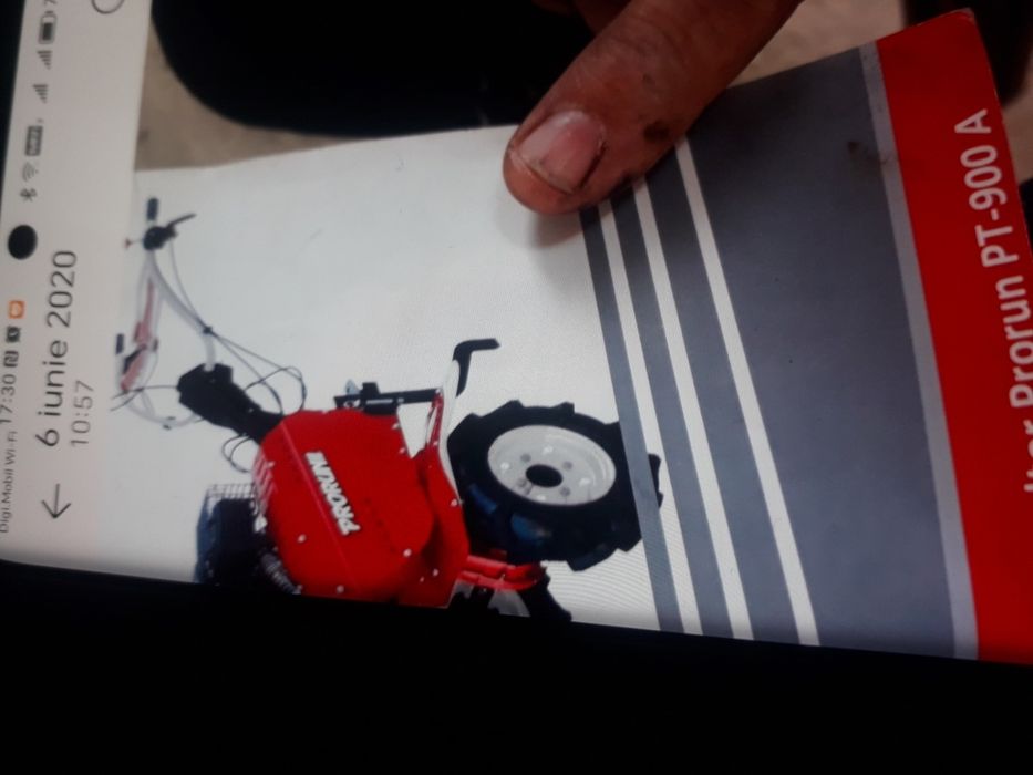 Motocultor LONCIN PT 900A  7CP benzima