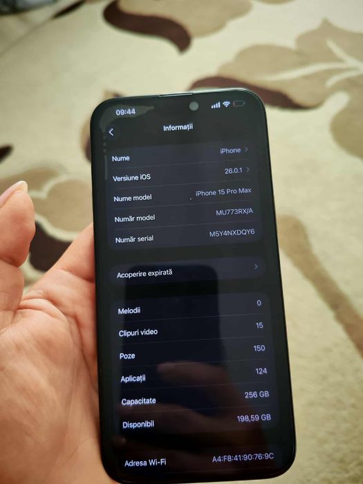 Iphone 15 pro max 256 gb