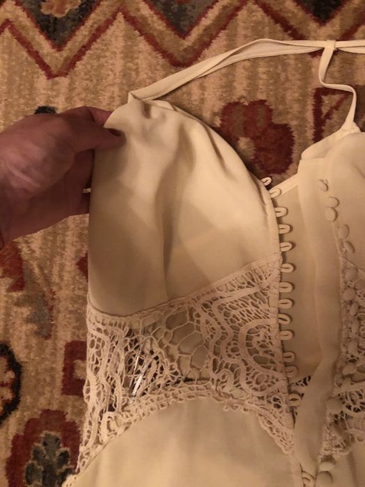 Rochie lunga insertii dantela, Jarlo