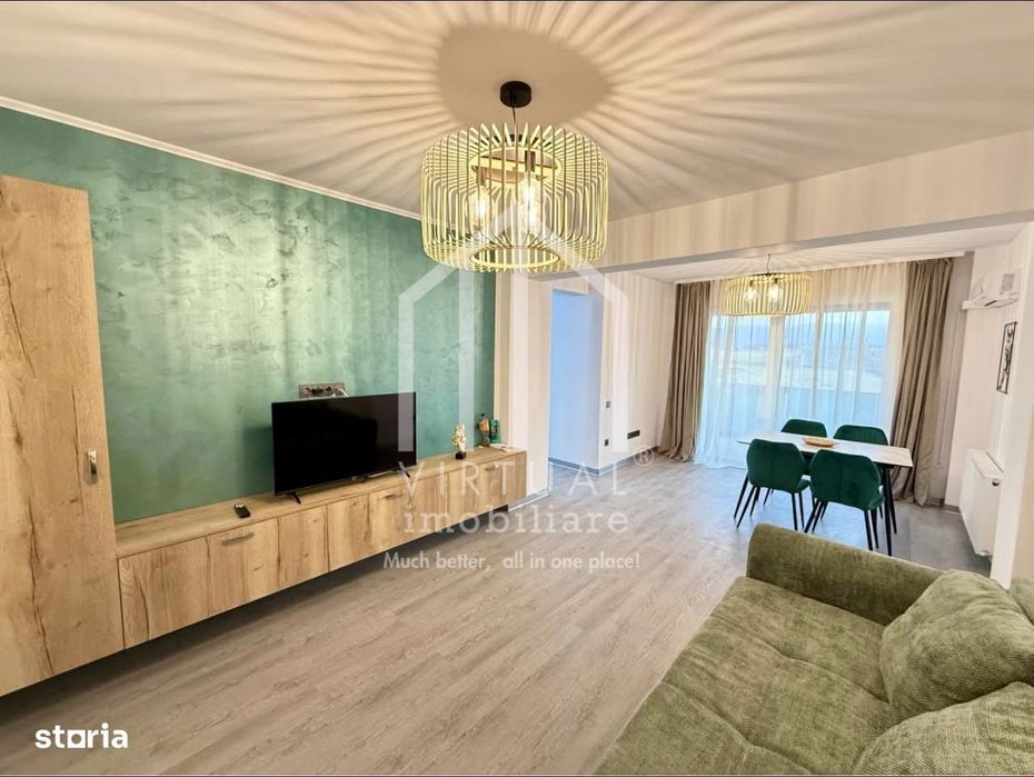 Apartament de inchiriat in Sibiu 2 camere, ultrafinisat, lift, parcare