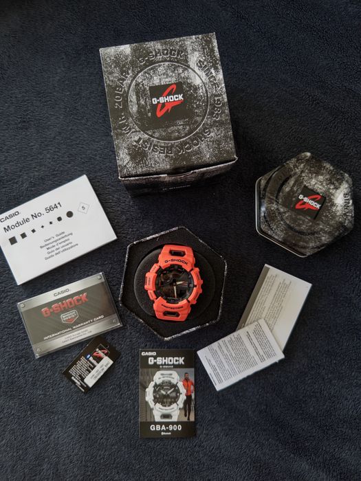 Casio G-Shock GBA-900 Orange Original cu Cutie + Garanție