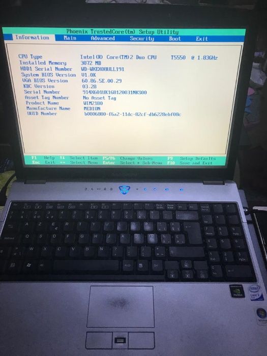Laptop Medion MD96640