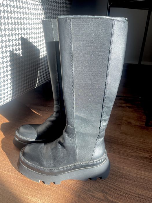 Ботуши ZARA естествена кожа