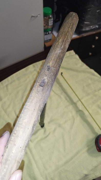 Дърводелски свредел от ковано желязо - ретро инструмент, маткап