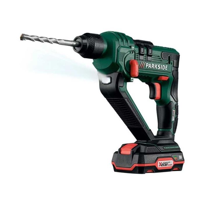 SUPER OFERTĂ! Bormașină rotopercutoare Parkside X20V+Baterie 4Ah–NOUĂ!