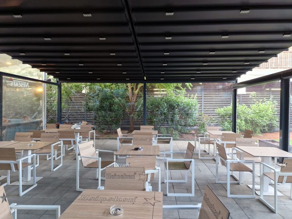 Inchidere terase , foisor , balcon cu Folie Pvc Transparenta  0.8