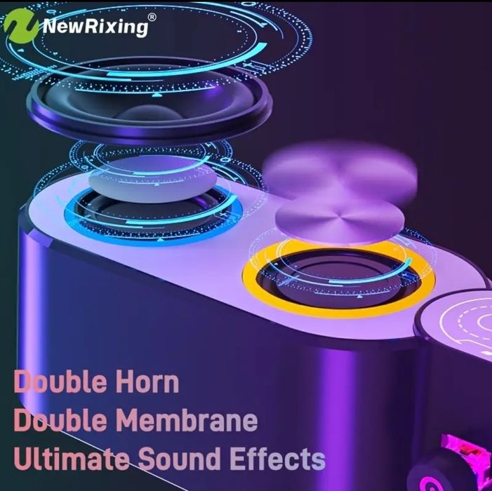 Блютуз колонка, RGB компьютерные колонки