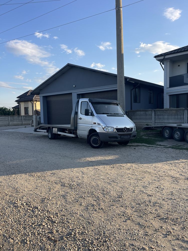 Mercedes Sprinter Autoplatforma 2004 AC 3.5T cat.B platou 5.6M