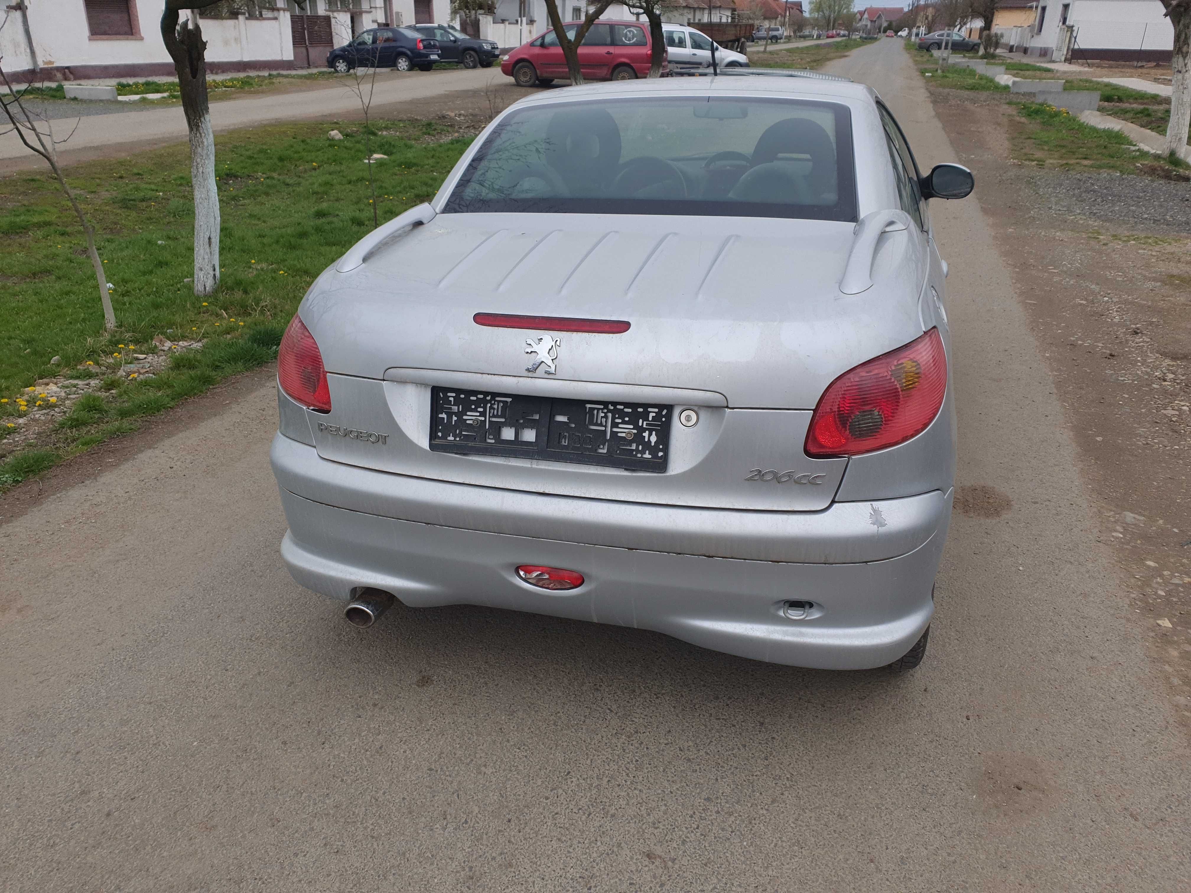 Vand bara spate Peugeot 206cc+orice piesa