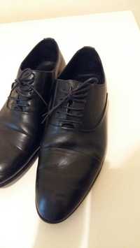 Pantofi piele negri eleganți