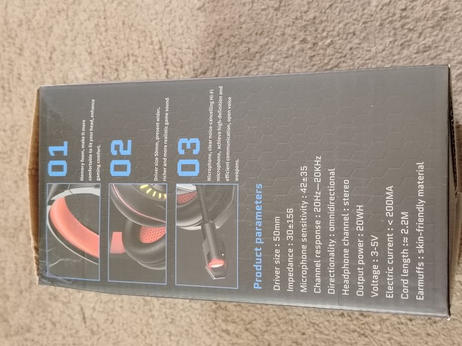 Elehot A 20 Căști gaming, cu microfon,noi