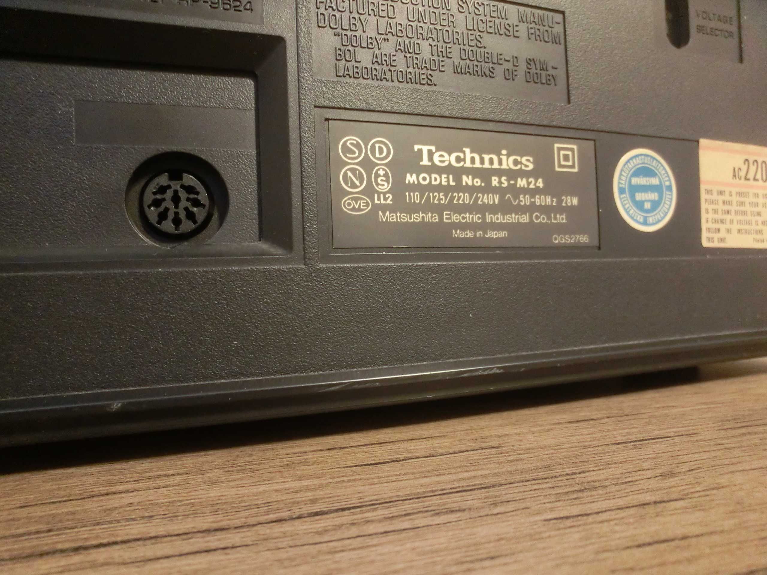 Technics M24 Vintage casette deck perfect functional.