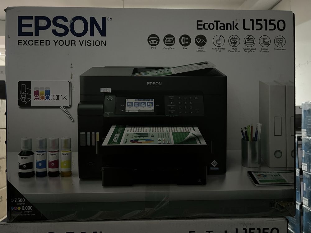 Sotiladi: Epson EcoTank L15150 — A3+ Formatli Super Printer!