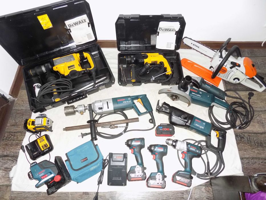 Rotopercutor DeWalt D 25601 / D 25114 , Stihl MS 201 C , impact Bosch