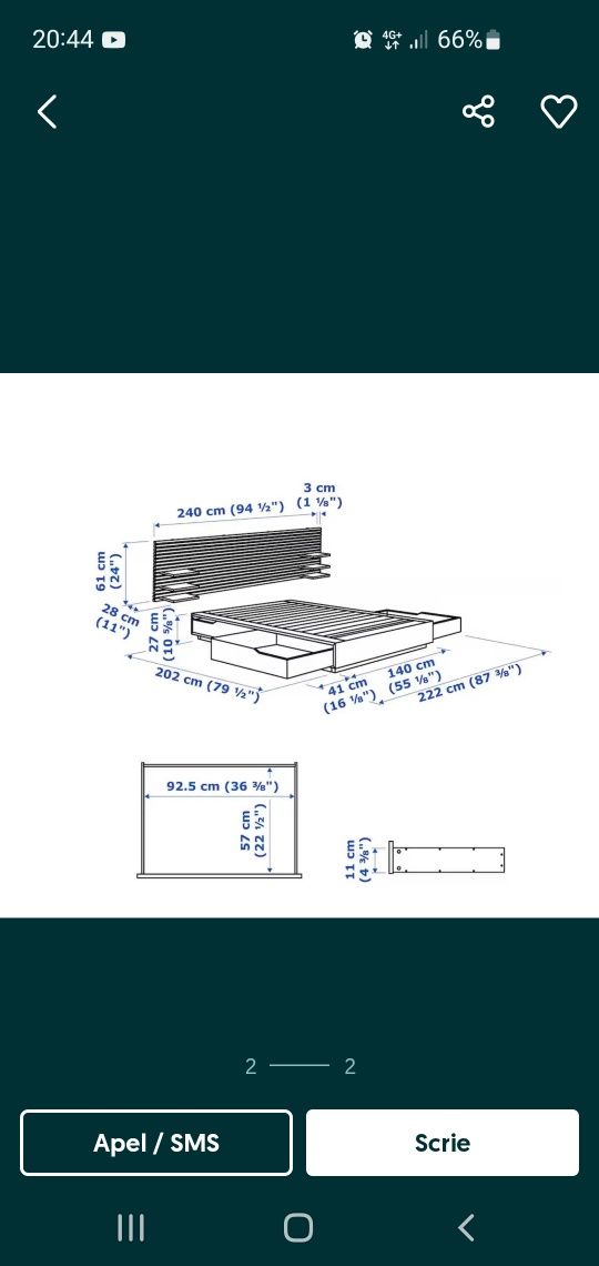 Pat ikea  Mandal 140×205