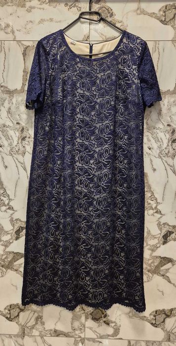 Rochie albastra de ocazie marimea 44