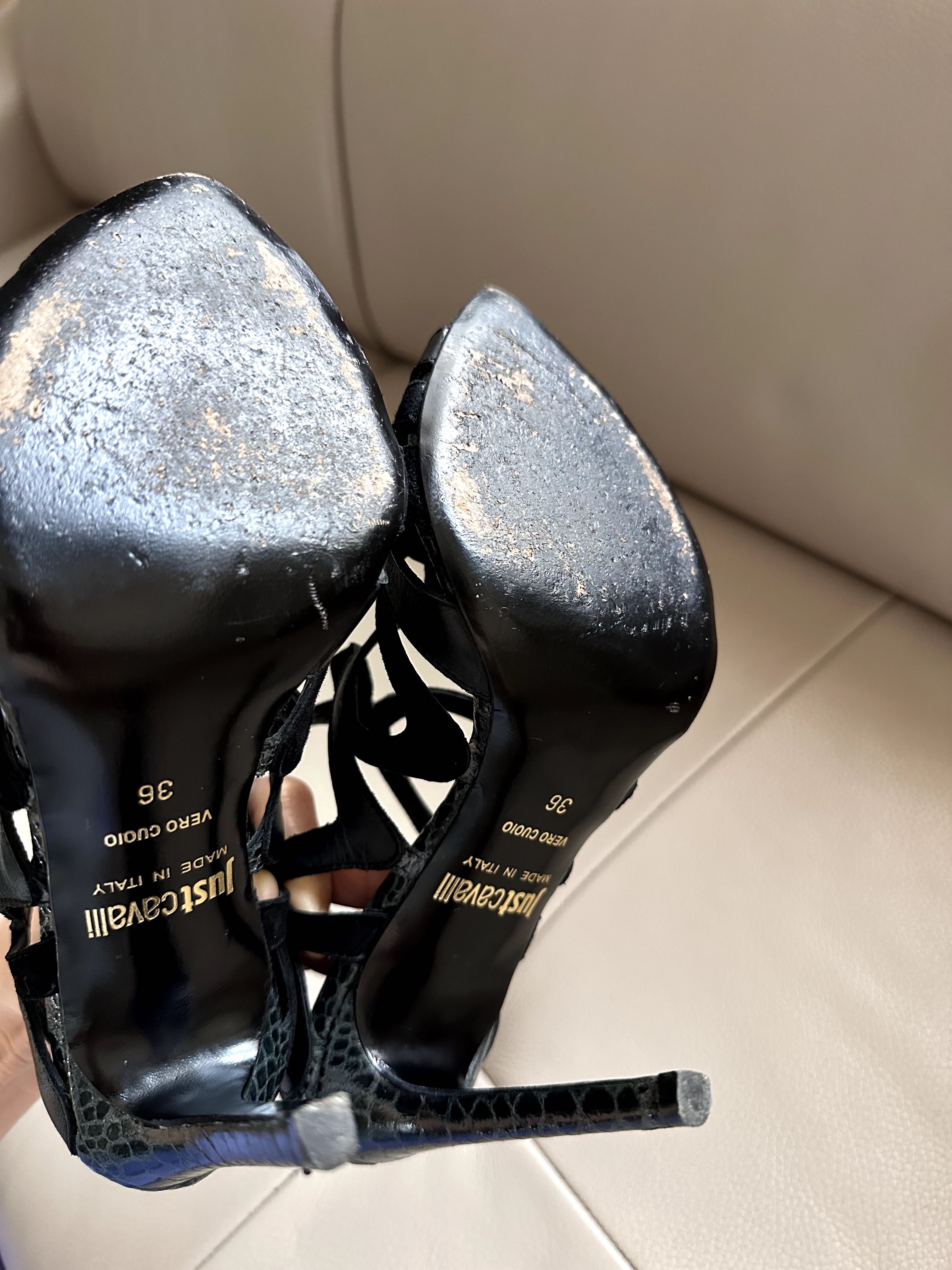 Обувки на висок ток Just Cavalli