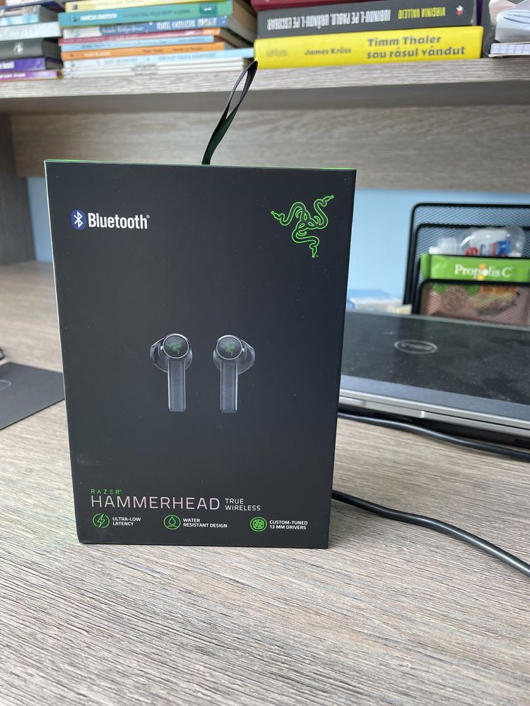 Casti Razer hammerhead true wireless