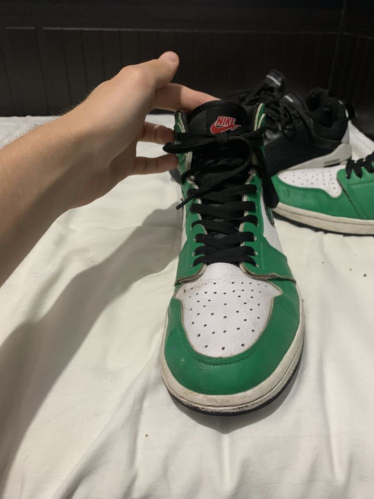 Adidasi Jordan 1 Lucky Green