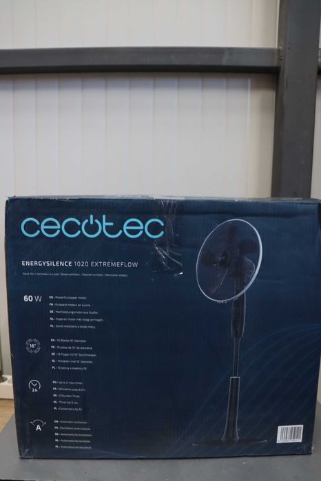 Вентилато Cecotec EnergySilence 1020 60W, 3 скорости, таймер, 10 перки