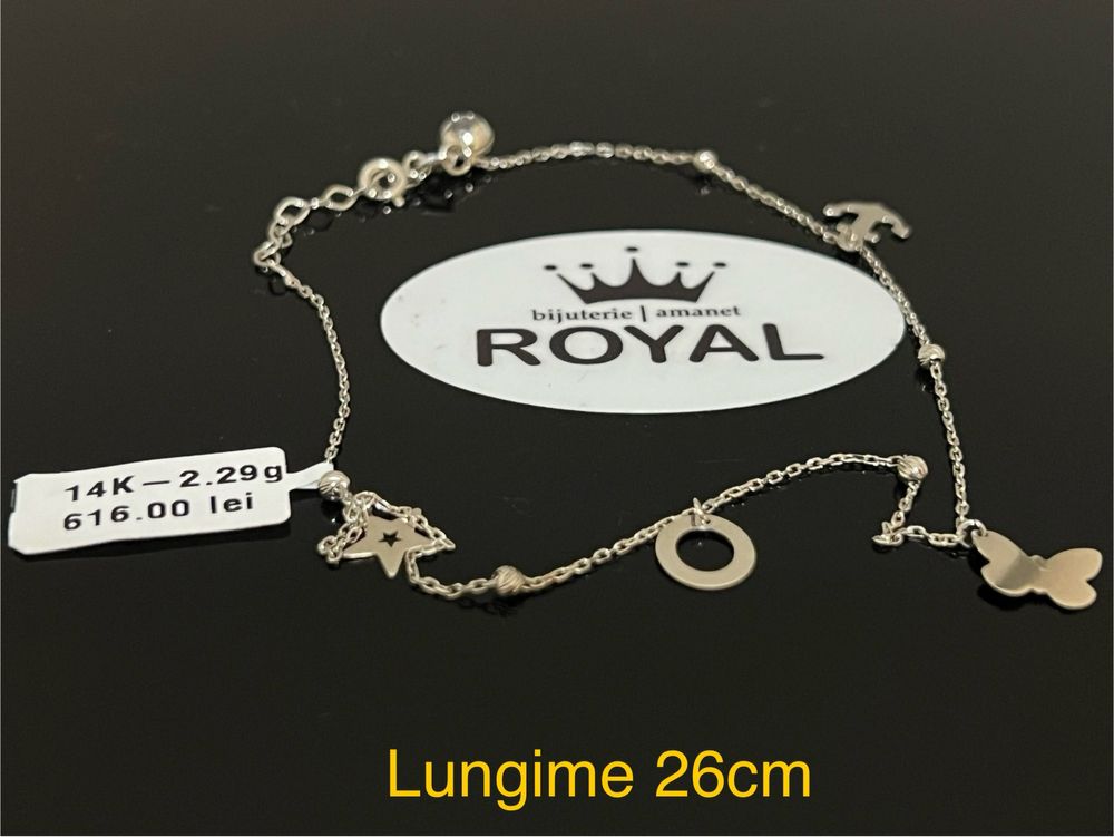 Bijuteria Royal CB : Bratara picior dama aur 14k 2,29gr lungime 26cm