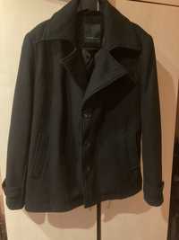 Черно зимно палто