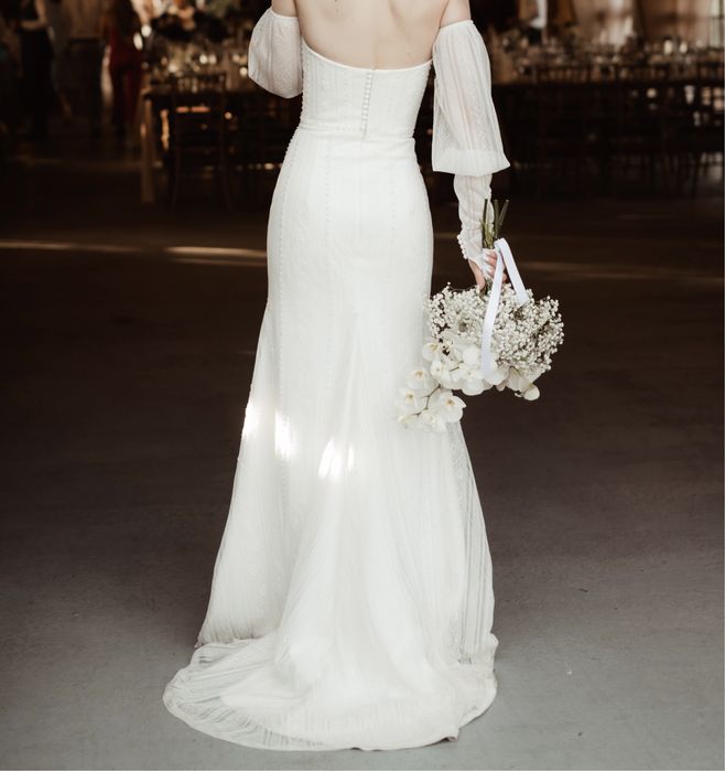 Rochie de mireasa brodata manual - Letitia Lele