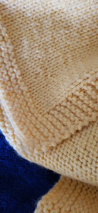 Pulover galben / vesta mohair Bergere France