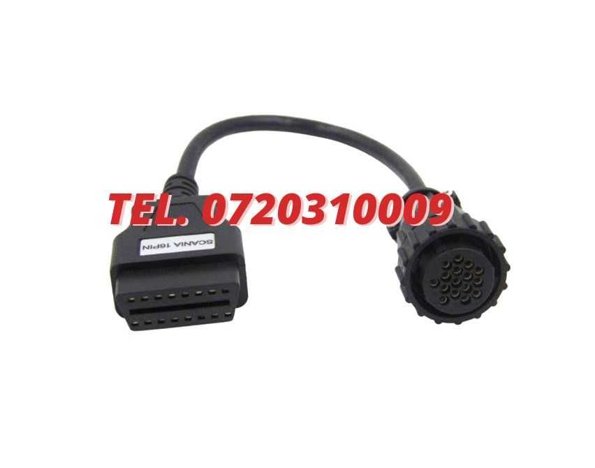 Cablu Adaptor Obd2 Delphi Pentru Scania delphi Autocom Wurth Bosch K