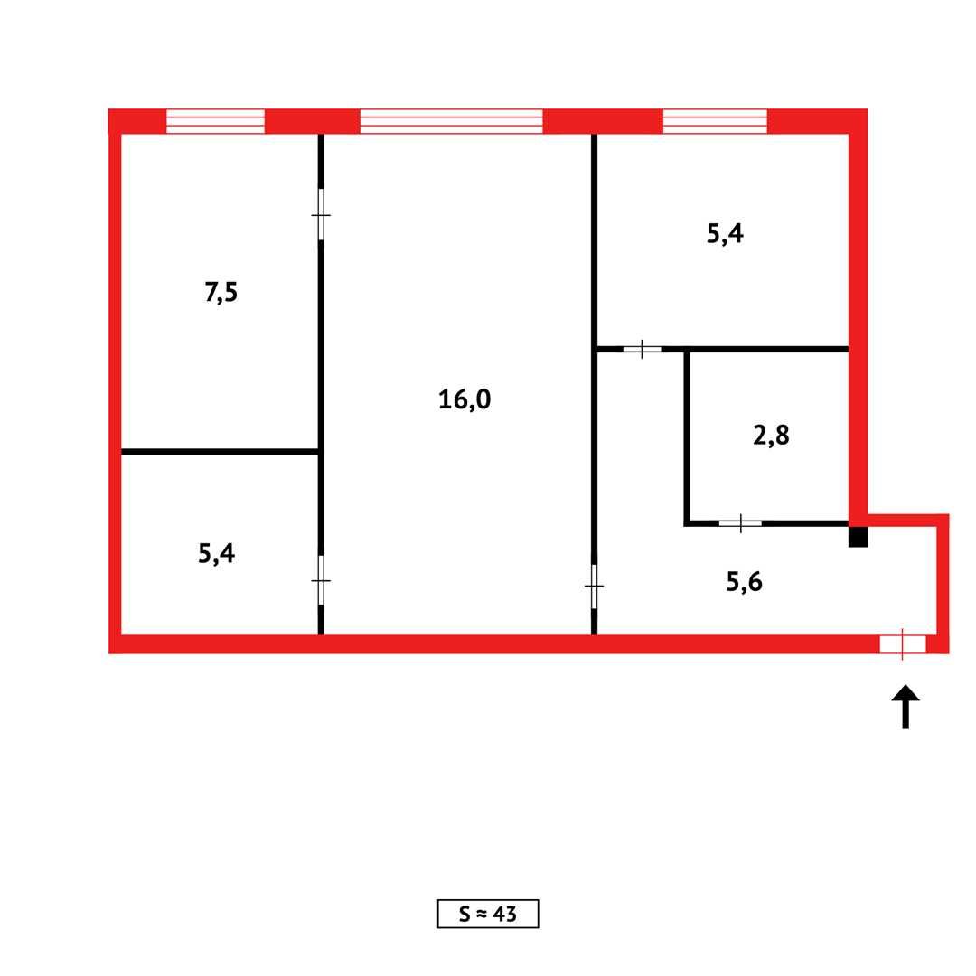 *Продам 2 комн. квартиру ул. Щорса. Старого типа. Помощь в ипотеке.