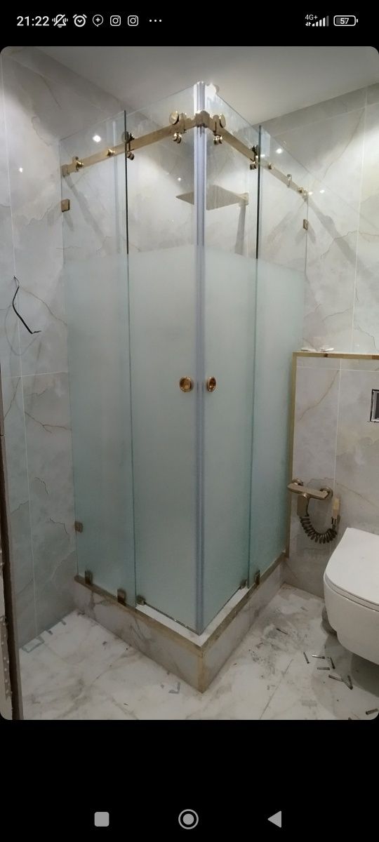 Dush kabinka ustanofka va remont