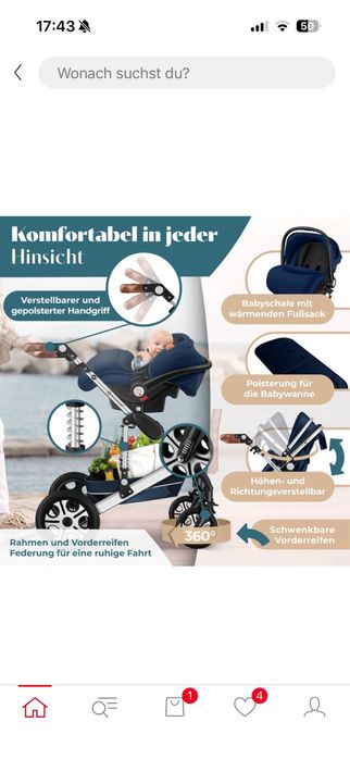 Carucior 3 in 1 nou. Desfacut pentru verificare