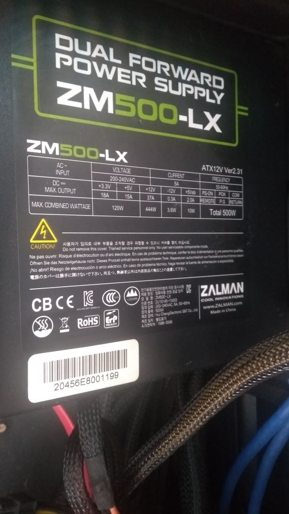 Sursa PC zalman zm500-lx