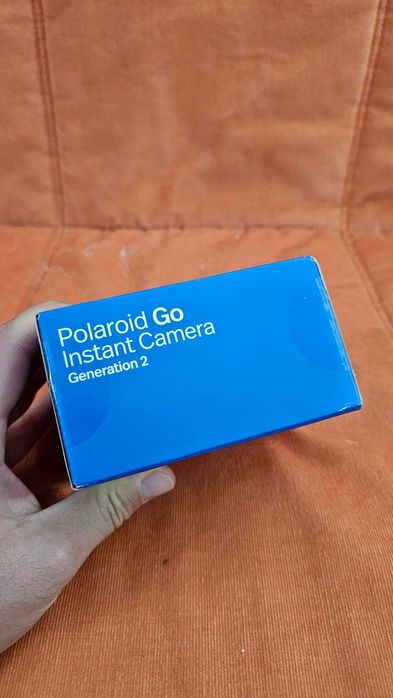Aparat foto instant Polaroid Go2, Albastru - nou sigilat