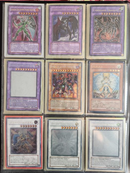 Yu gi oh colletion cards