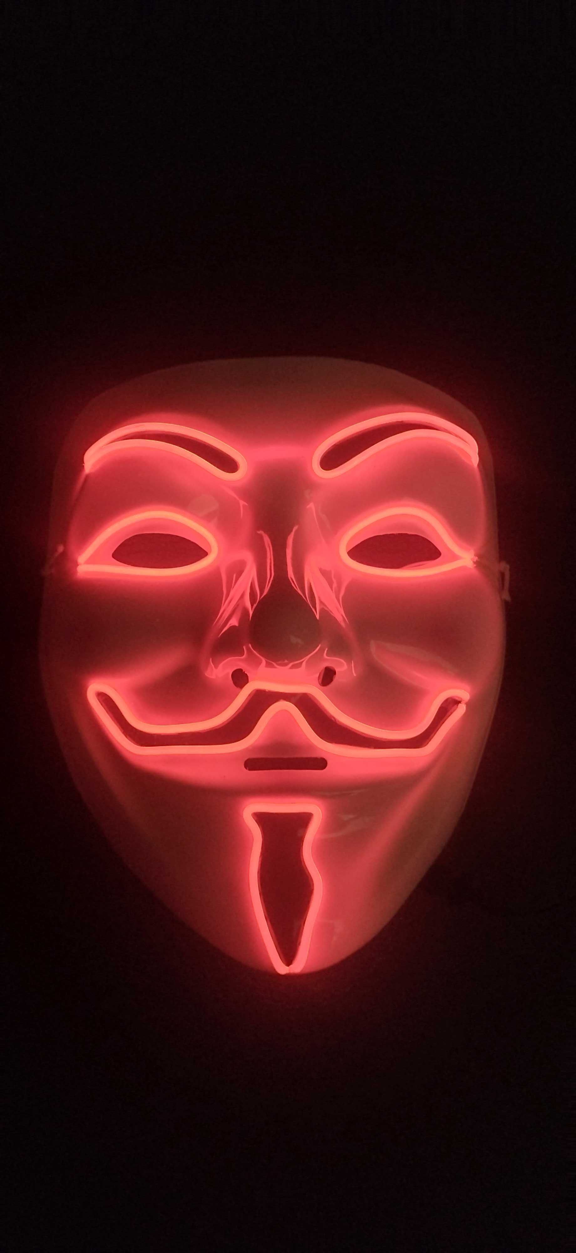 LED маска Vendetta, маска "анонимните"