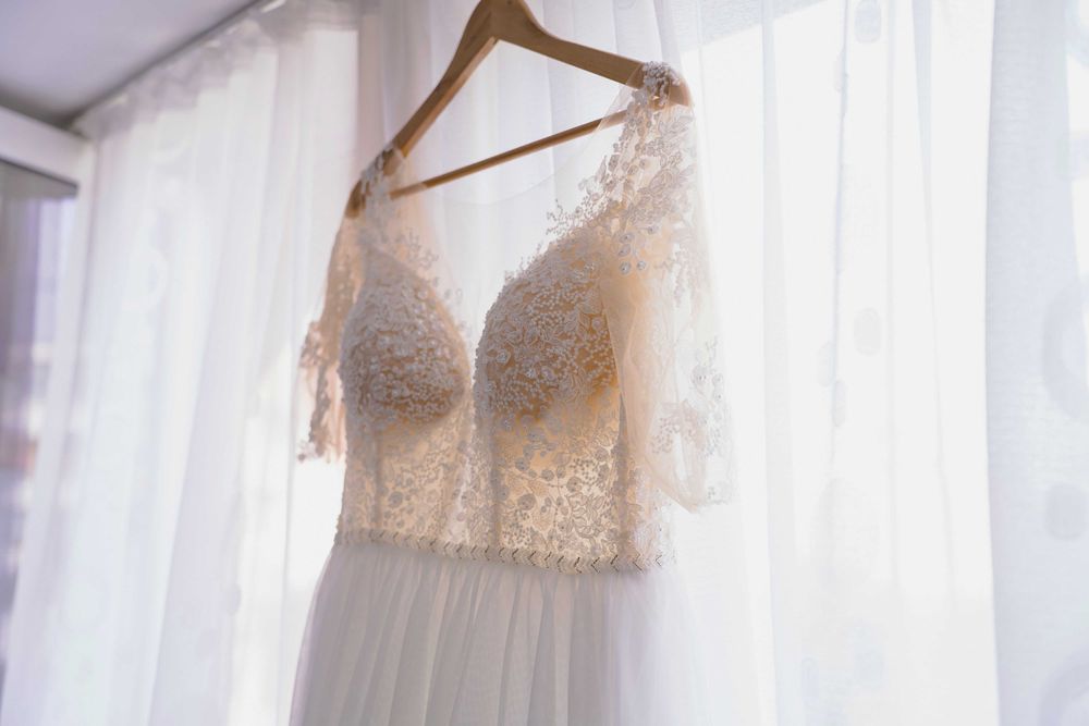 Rochie mireasa cu maneca lunga 3/4, 3 sfert, rochita lunga marime mare