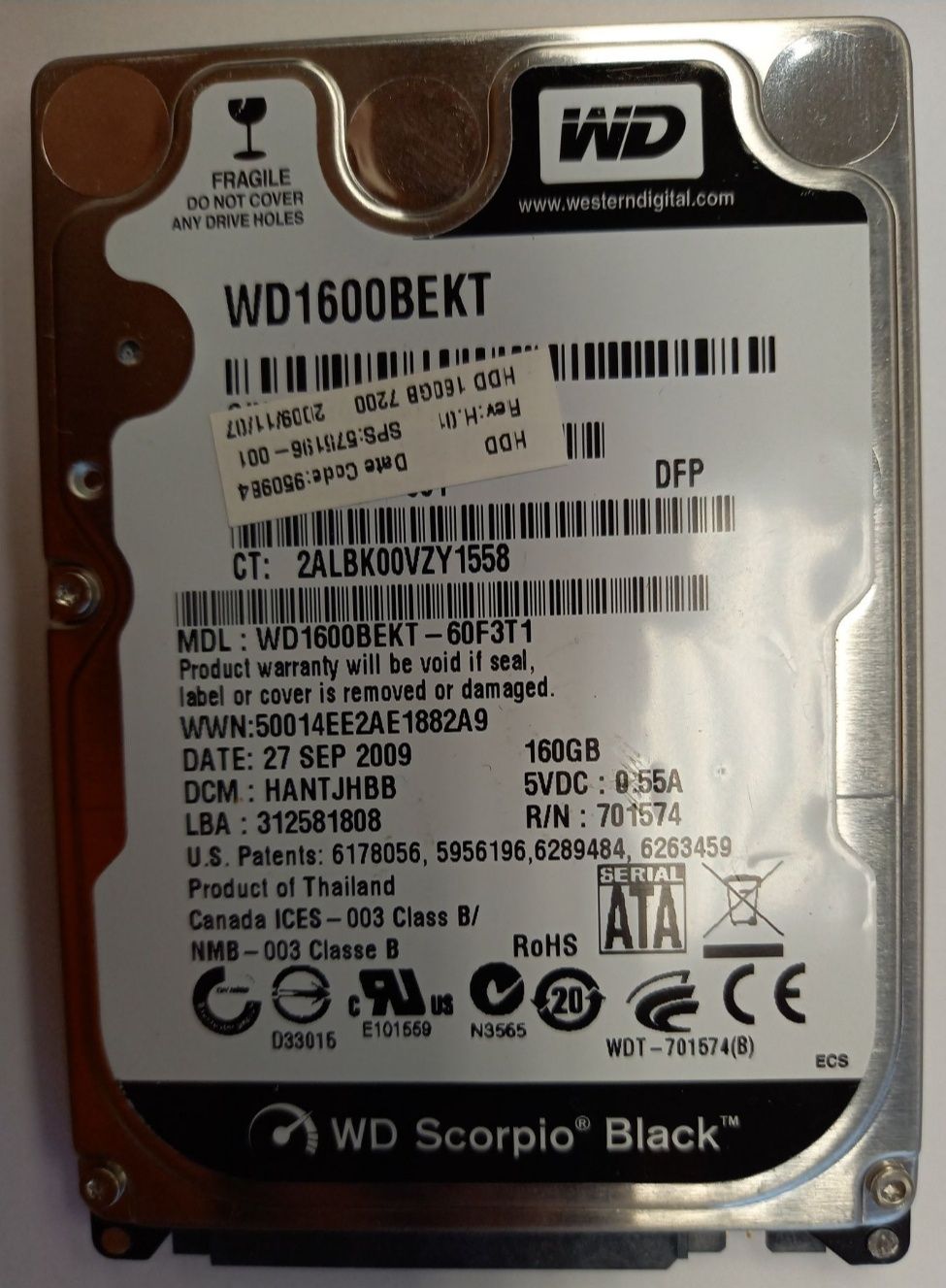 Hp Compaq 610-componente,HDD,Ram,ventilator