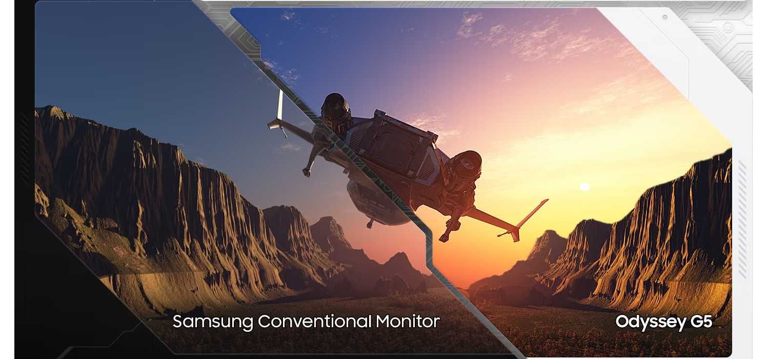[НОВЫЙ] Монитор Samsung 27" Odyssey G5 LS27CG552EMXUE 2K 165Hz CURVED