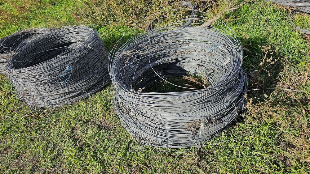 Sârmă moale zincată galvanizată, grosimi de 3; 2,2; 1,6, viță de vie