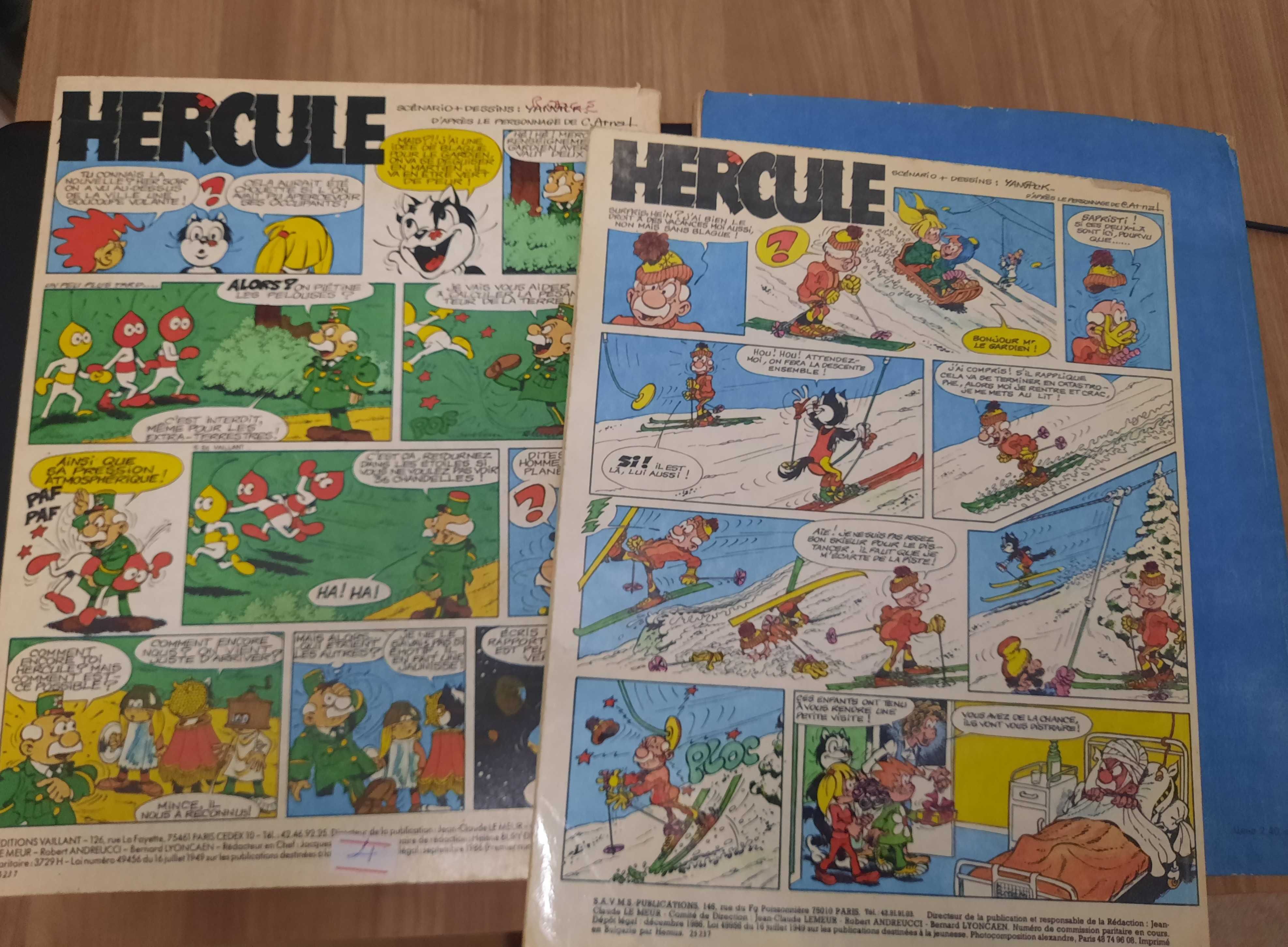 Три комикса Pif и Hercule