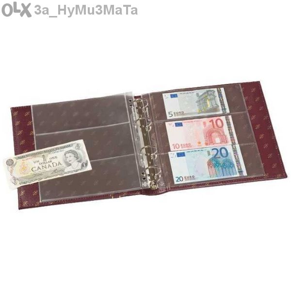 допълнителни листи Numis за банкноти - прозрачни